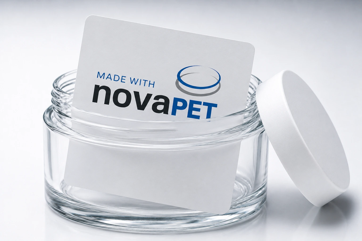 Kosmetiktiegel mit NOVAPET Karte